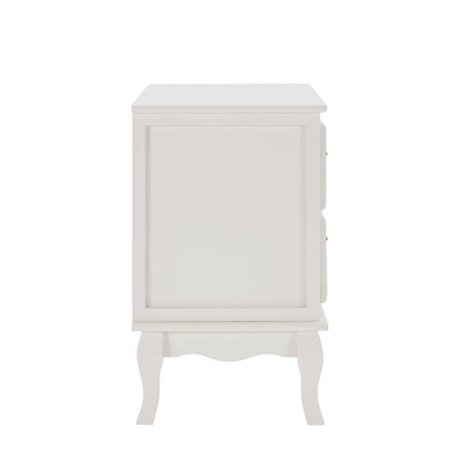 CCG-STO-00480 Grade-C1 Dusk Amelie 2 Drawer Bedside Table - Stone RRP £119.00