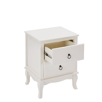 CCG-STO-00480 Grade-C1 Dusk Amelie 2 Drawer Bedside Table - Stone RRP £119.00