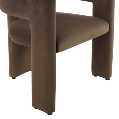 DUS-CC2-03188 Grade-B Dusk Quinn Chair - Cappuccino RRP £149.00