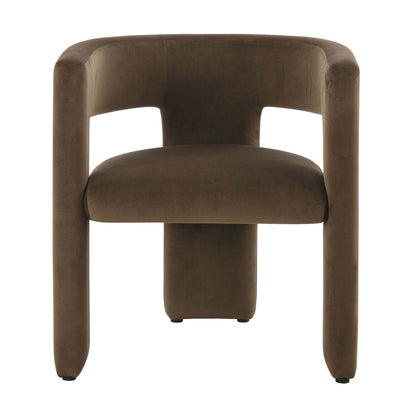 DUS-CC2-03188 Grade-B Dusk Quinn Chair - Cappuccino RRP £149.00