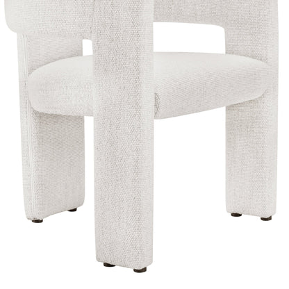 DUS-CC2-04844 Grade-B Dusk Quinn Chair - Ivory Boucle RRP £149.00
