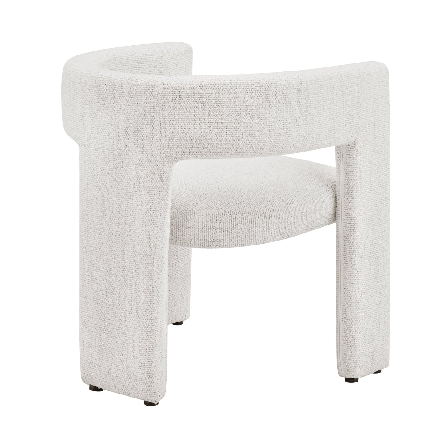 DUS-CC2-04724 Grade-B Dusk Quinn Chair - Ivory Boucle RRP £149.00