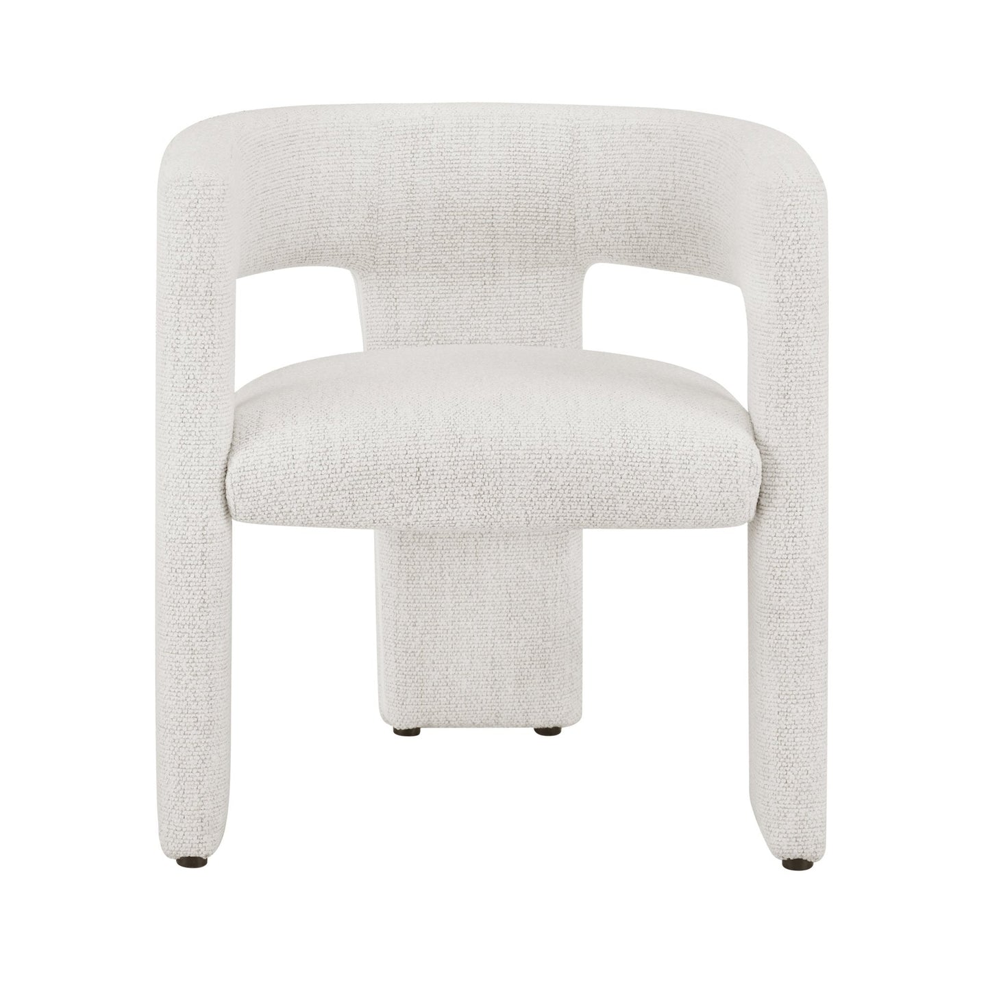 DUS-CC2-04724 Grade-B Dusk Quinn Chair - Ivory Boucle RRP £149.00