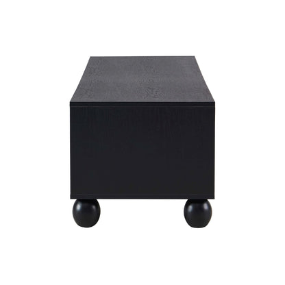 DUS-CC2-03322 Grade-B Dusk Rachel Arch Front Tv Unit for TVs up to 75"- Black RRP £189.00