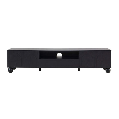 DUS-CC2-03322 Grade-B Dusk Rachel Arch Front Tv Unit for TVs up to 75"- Black RRP £189.00