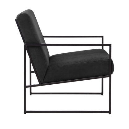 DUS-CC2-03326 Grade-B Dusk Rae Accent Chair - Charcoal RRP £139.00