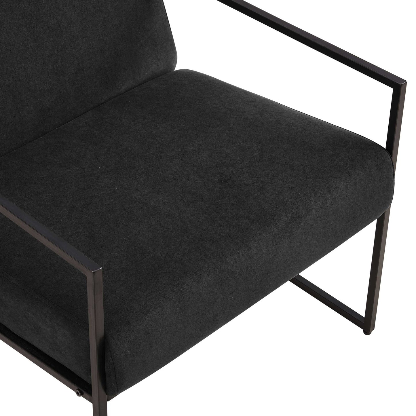 DUS-CC2-03326 Grade-B Dusk Rae Accent Chair - Charcoal RRP £139.00