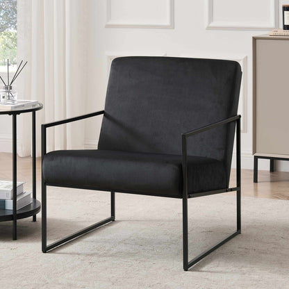 DUS-CC2-03326 Grade-B Dusk Rae Accent Chair - Charcoal RRP £139.00