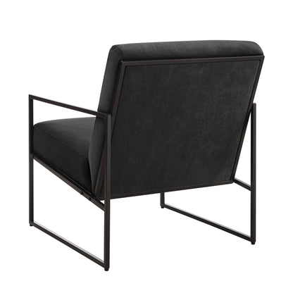 DUS-CC2-03326 Grade-B Dusk Rae Accent Chair - Charcoal RRP £139.00