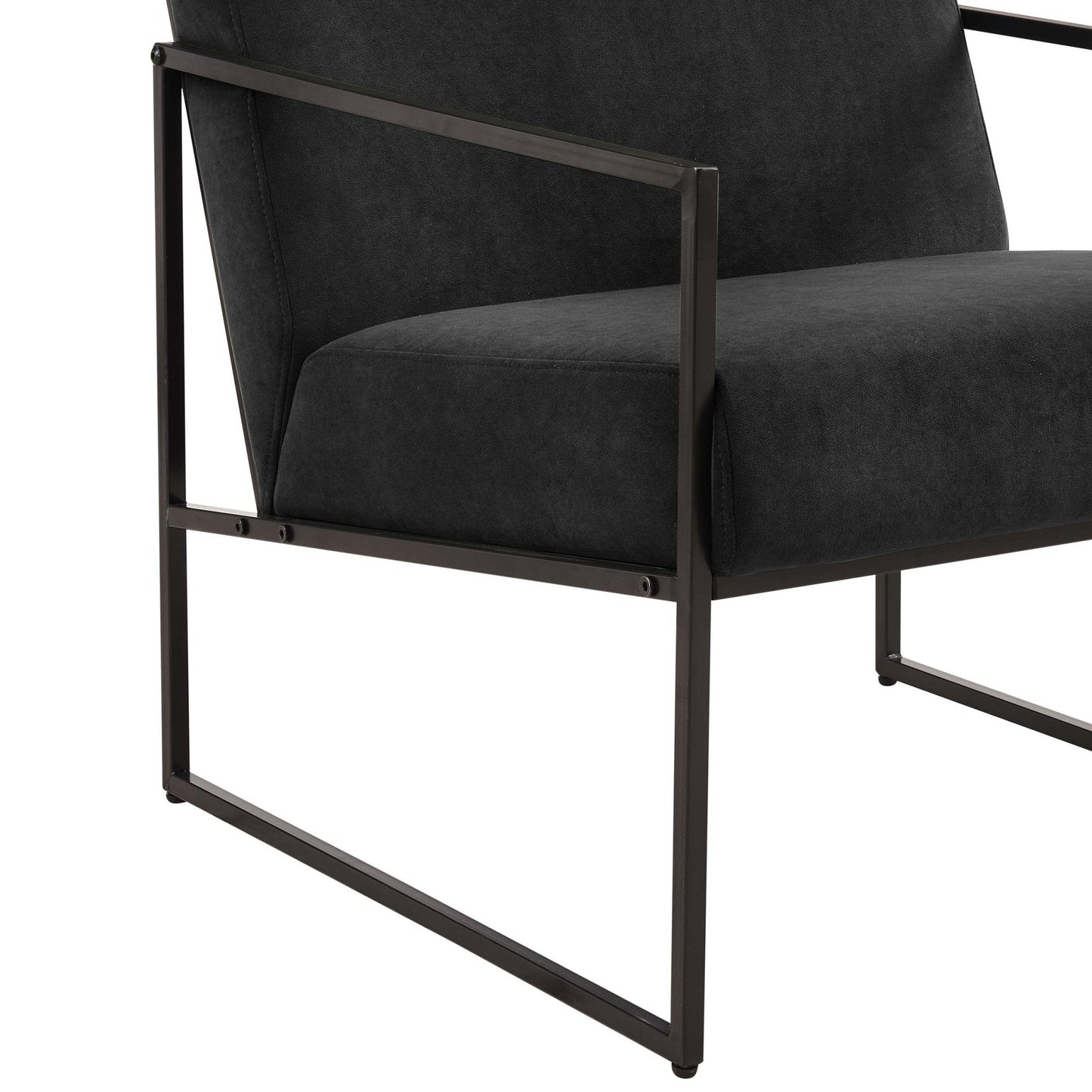 DUS-CC2-03326 Grade-B Dusk Rae Accent Chair - Charcoal RRP £139.00