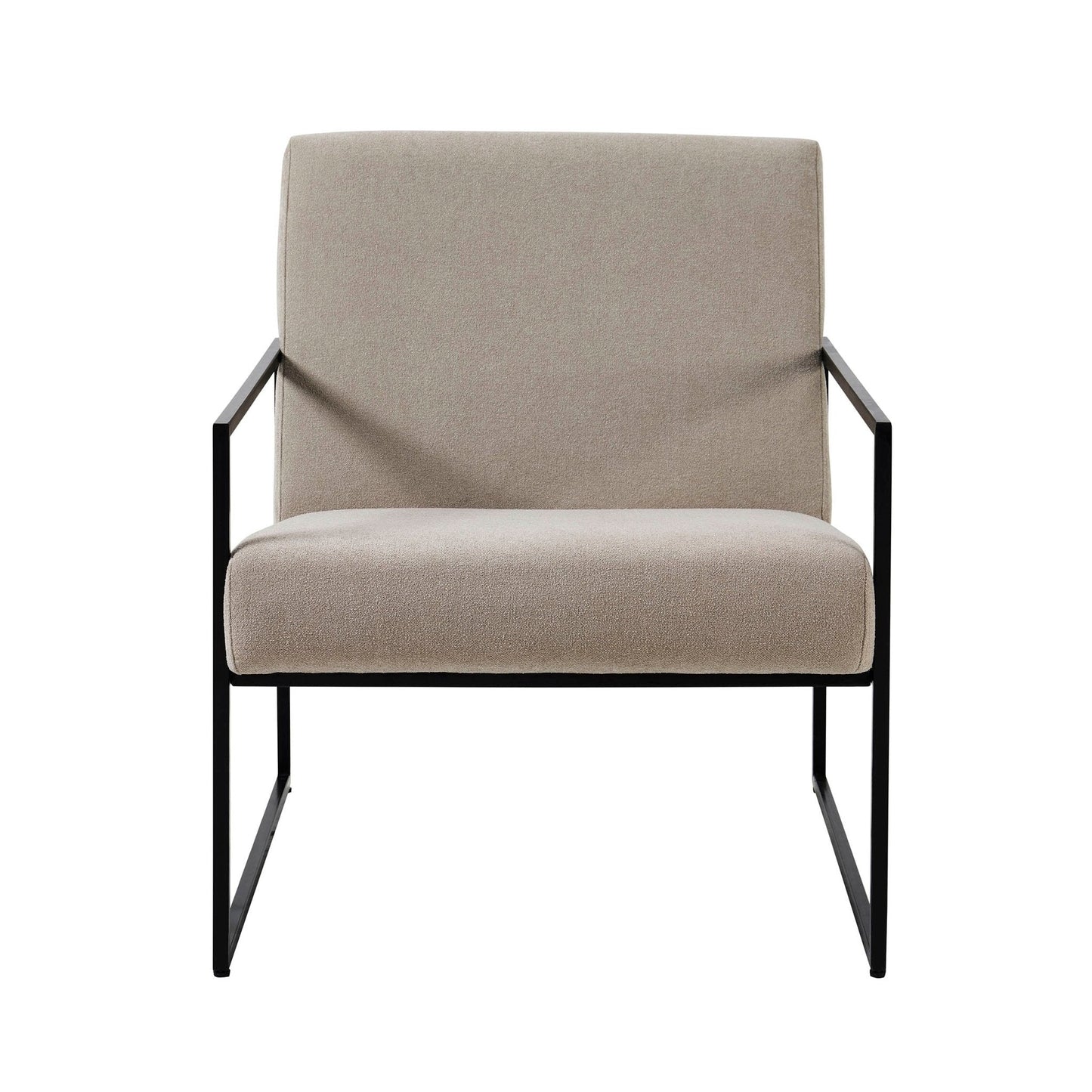 DUS-CC2-04107 Grade-B Dusk Rae Accent Chair Chenille Greige RRP £139.00