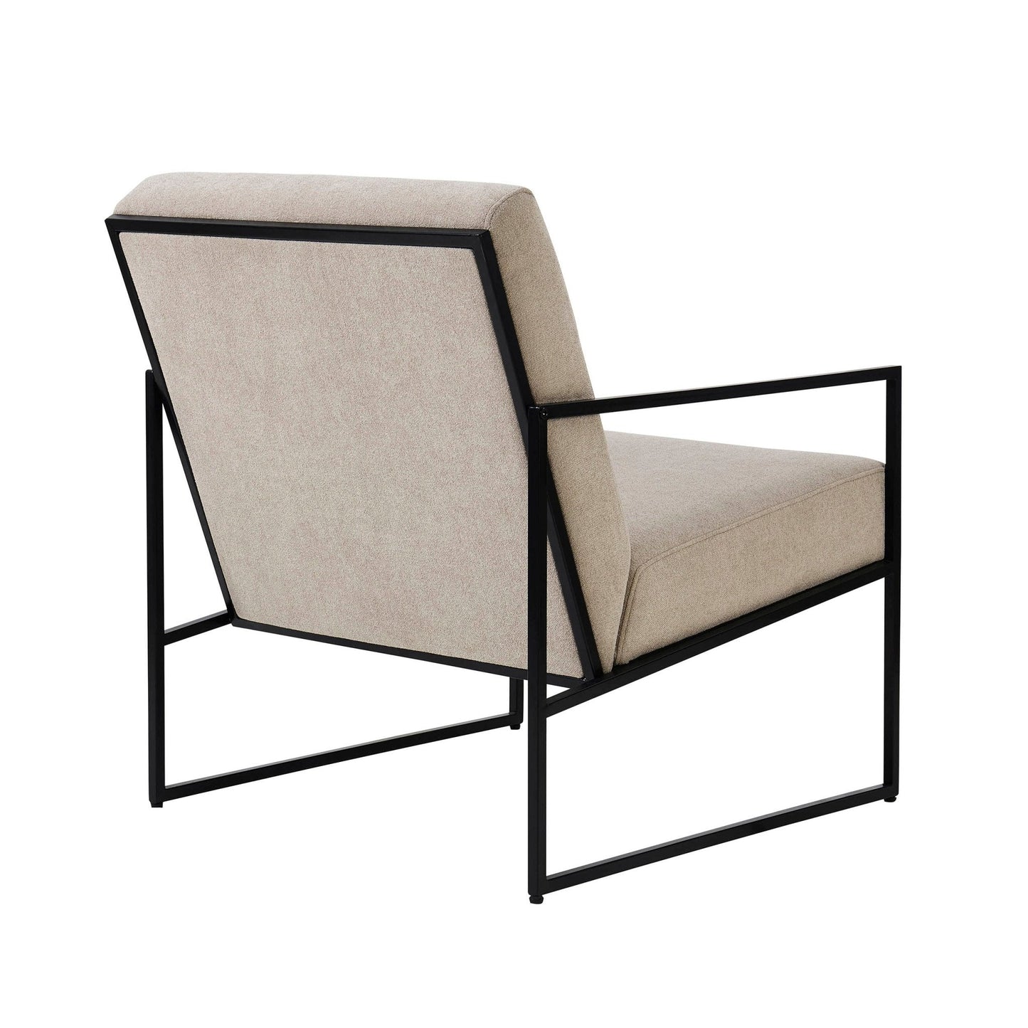 DUS-CC2-04107 Grade-B Dusk Rae Accent Chair Chenille Greige RRP £139.00
