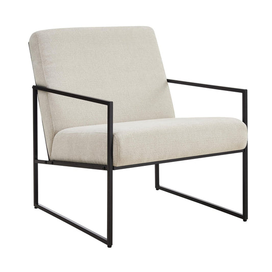 DUS-APM-50613 Grade-B Dusk Rae Accent Chair - Light Beige RRP £199