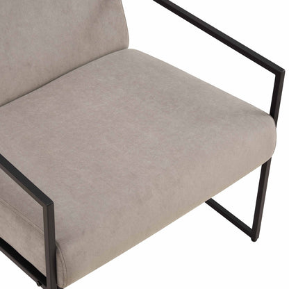 DUS-GOL-07463 Grade-B Dusk Rae Accent Chair - Taupe RRP £139