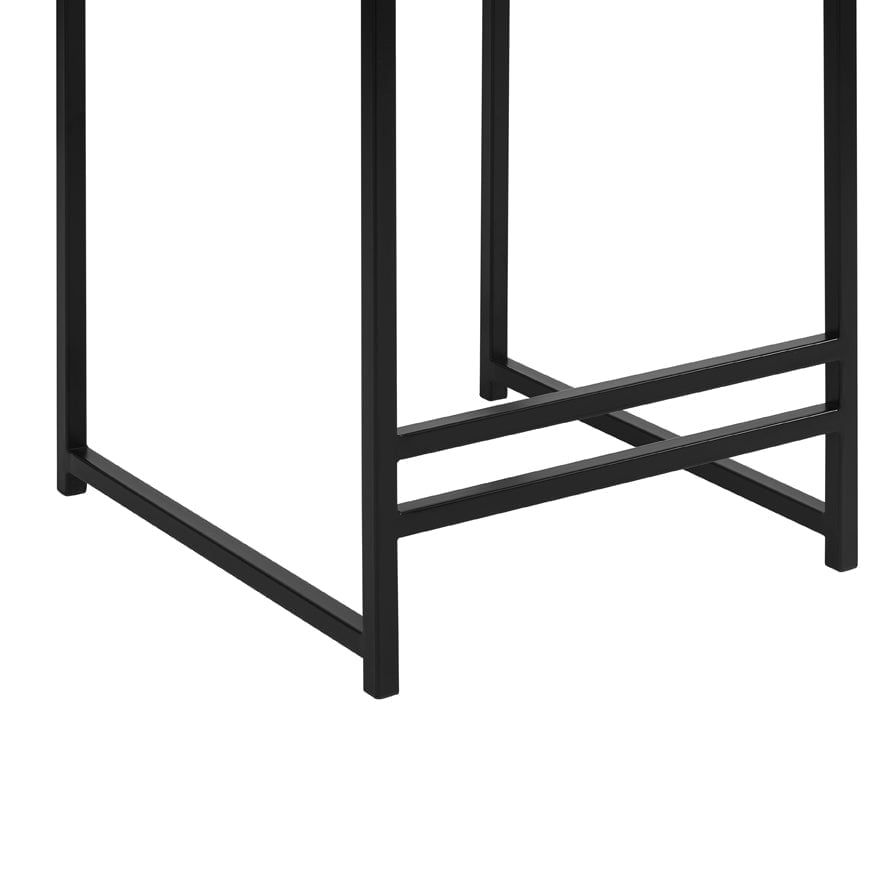 DUS-CC2-05265 Grade-B Dusk Rae Set Of 2 Barstools - Velvet - Charcoal RRP £159.00
