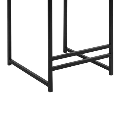 DUS-CC2-05265 Grade-B Dusk Rae Set Of 2 Barstools - Velvet - Charcoal RRP £159.00