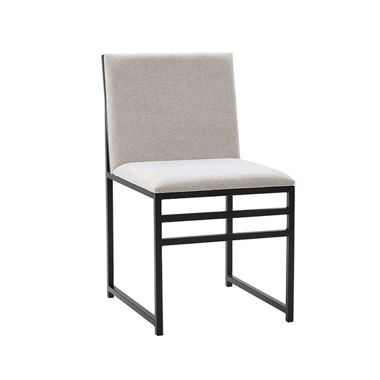 DUS-APM-49330 Grade-B Dusk Rae 2 Dining Chairs - Chenille -Natural RRP £249