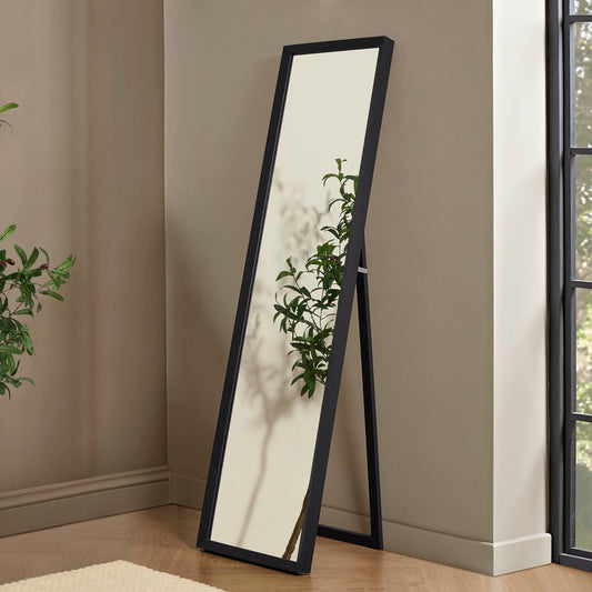 DUS-CC2-02400 Grade-B Dusk Rectangle Free Standing Mirror - Black RRP £36.00