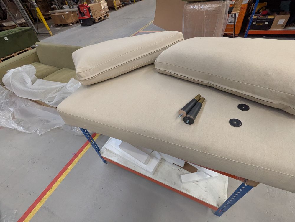 Lot of 2 x Swoon upholstery items grade-BER Spares or repair RRP £3518.00