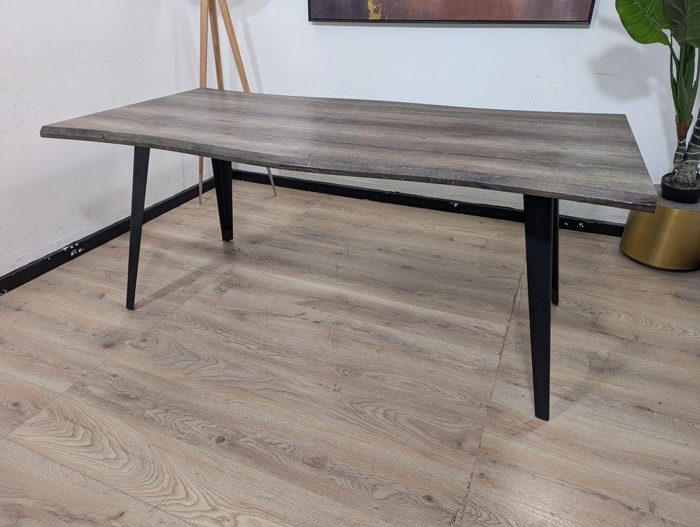 DFS-HOM-01780 Grade-BC DFS Rioja Fixed Dining Table Walnut Finish RRP £769