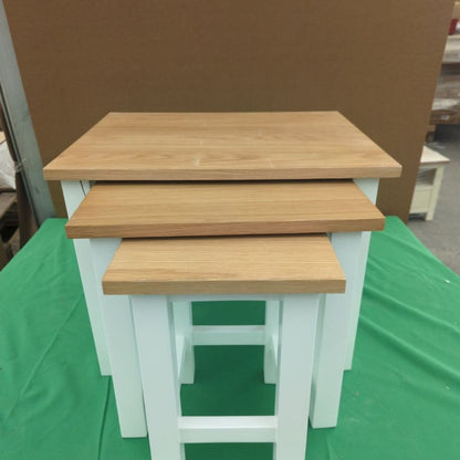 ROS-OUT-00246 Grade-C1 Roseland Furniture Farrow Nest of Tables RRP £114.95