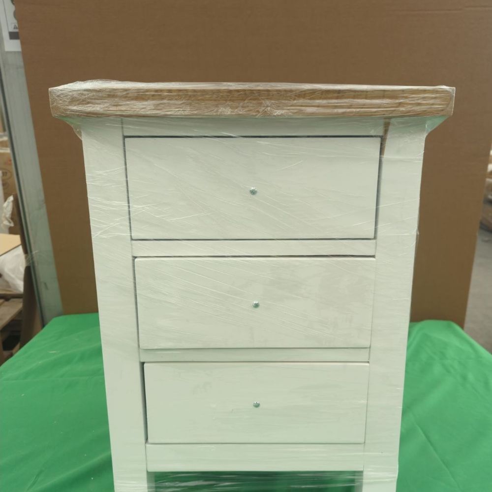ROS-OUT-00263 Grade-C1 Roseland Furniture Farrow Bedside Table RRP £109.95