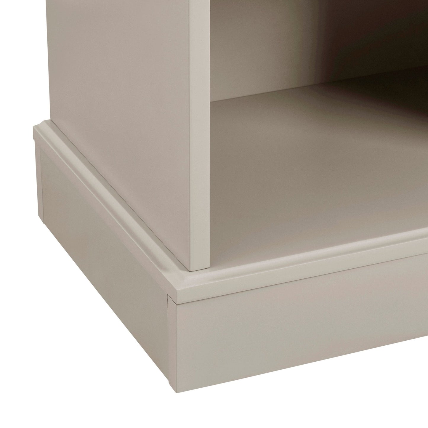 DUS-CC2-03281 Grade-B Dusk Ruby 1 Drawer Nightstands - Taupe RRP £80.00
