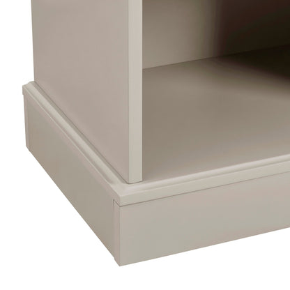 DUS-CC2-03281 Grade-B Dusk Ruby 1 Drawer Nightstands - Taupe RRP £80.00