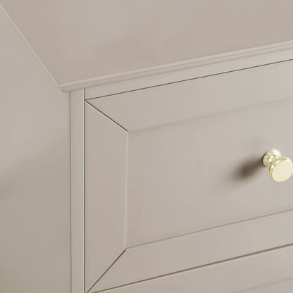 DUS-CC2-04605 Grade-BER Dusk Ruby 2 Drawer Bedside - Taupe RRP £119.00