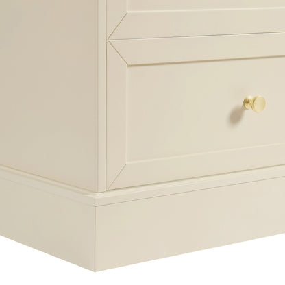DUS-CC2-04008 Grade-B Dusk Ruby 6 Drawer Chest - Cream RRP £239.00