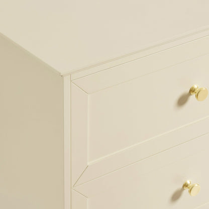 DUS-CC2-04008 Grade-B Dusk Ruby 6 Drawer Chest - Cream RRP £239.00