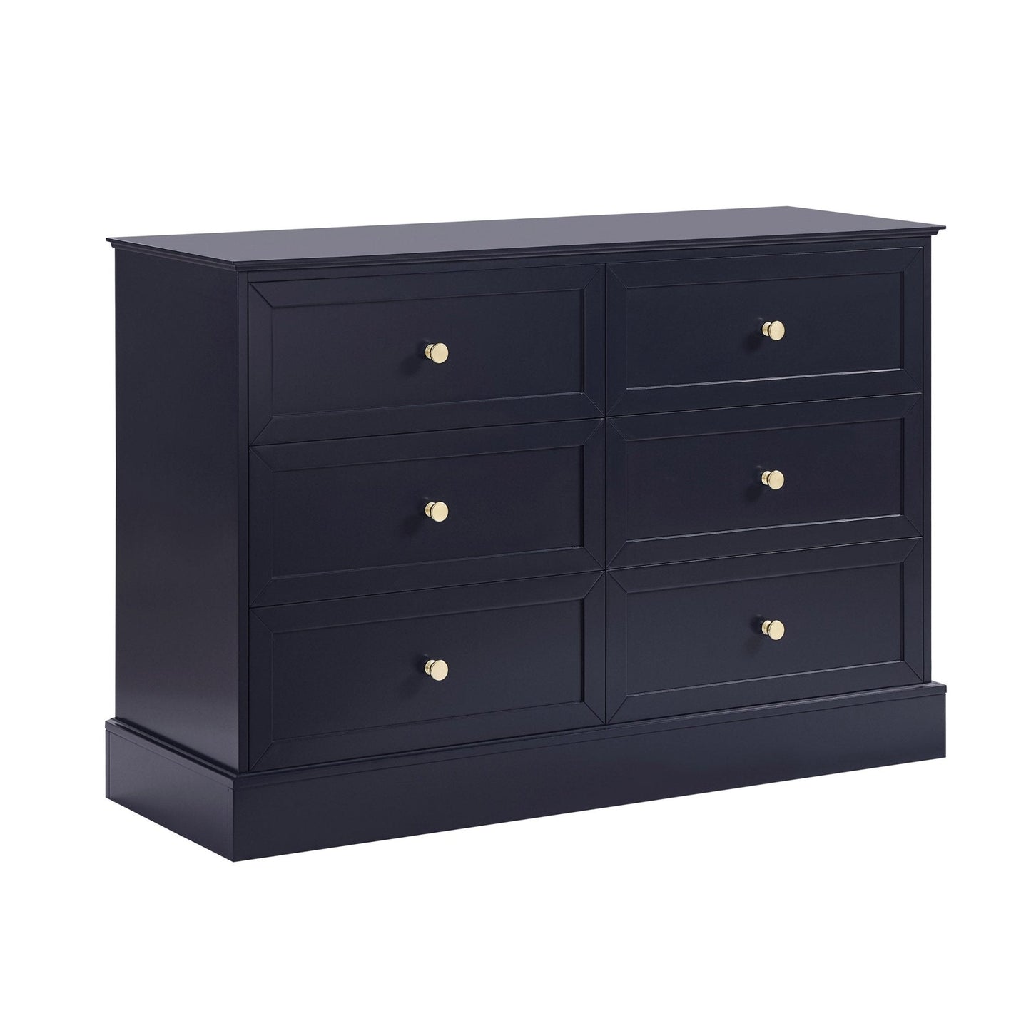 DUS-CC2-03927 Grade-B Dusk Ruby 6 Drawer Chest - Midnight RRP £227.00