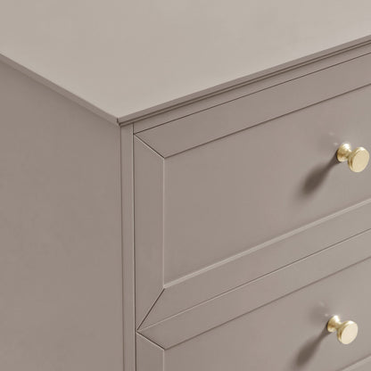 DUS-CC2-04306 Grade-C1 Dusk Ruby 6 Drawer Chest - Taupe RRP £239.00