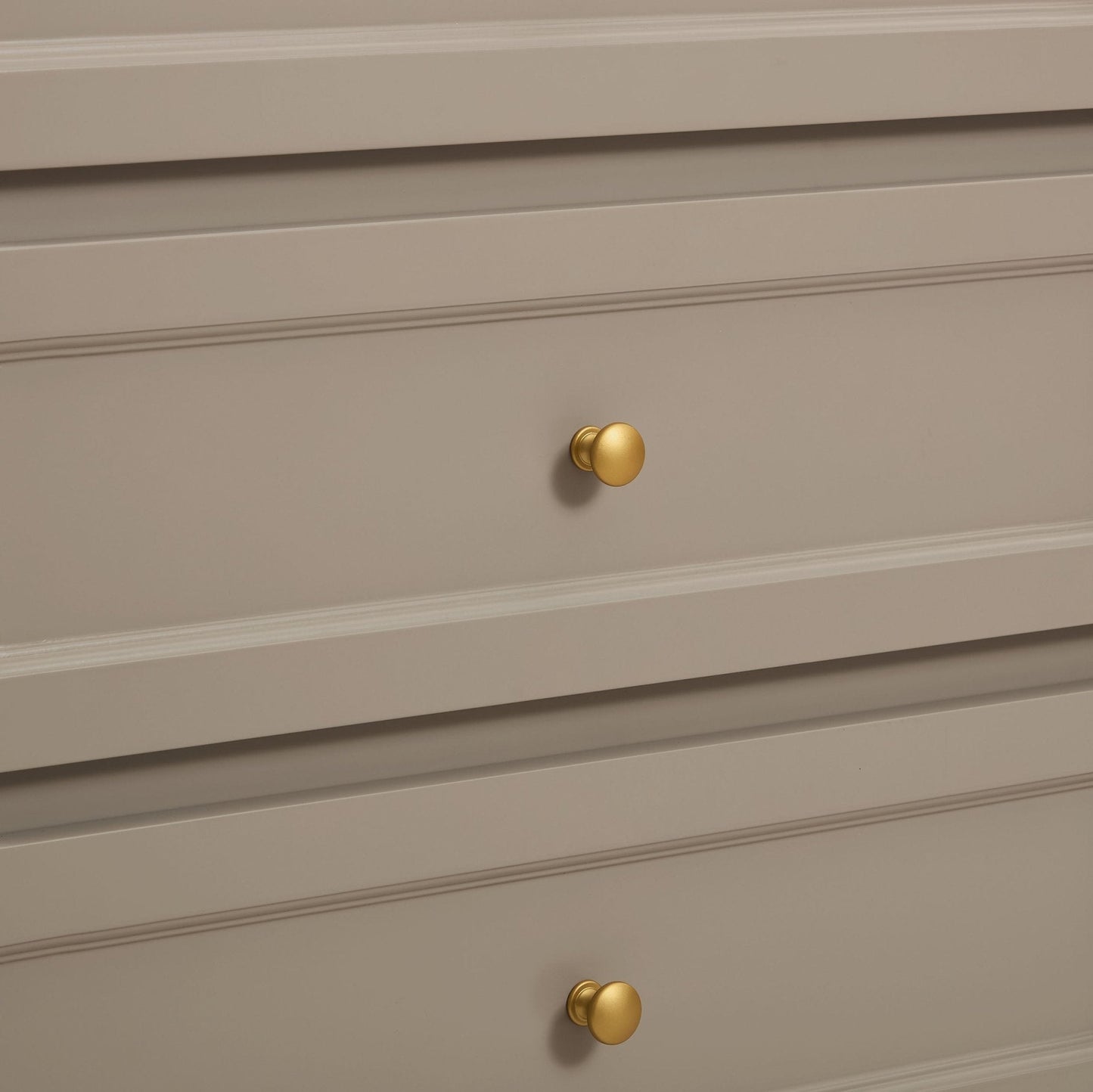 DUS-GOL-05743 Grade-B Dusk Ruby 6 Drawer Chest - Taupe RRP £259