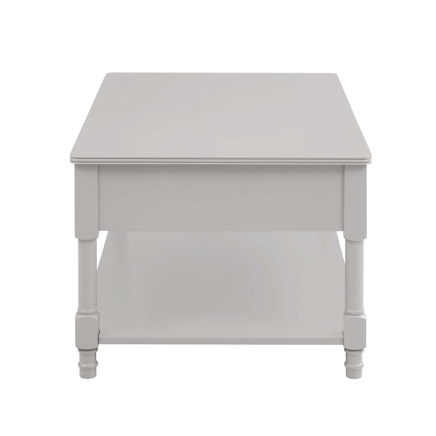 DUS-GOL-03644 Grade-B Dusk Ruby Coffee Table - Light Grey RRP £152