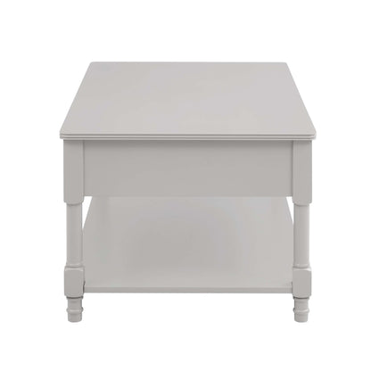 DUS-GOL-06951 Grade-B Dusk Ruby Coffee Table - Light Grey RRP £152