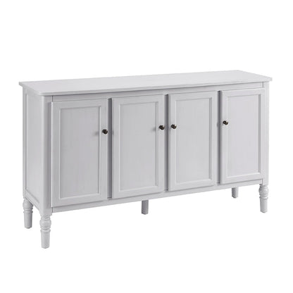 DUS-CC2-02408 Grade-B Dusk Ruby 4 Door Sideboard - Washed Stone RRP £329.00