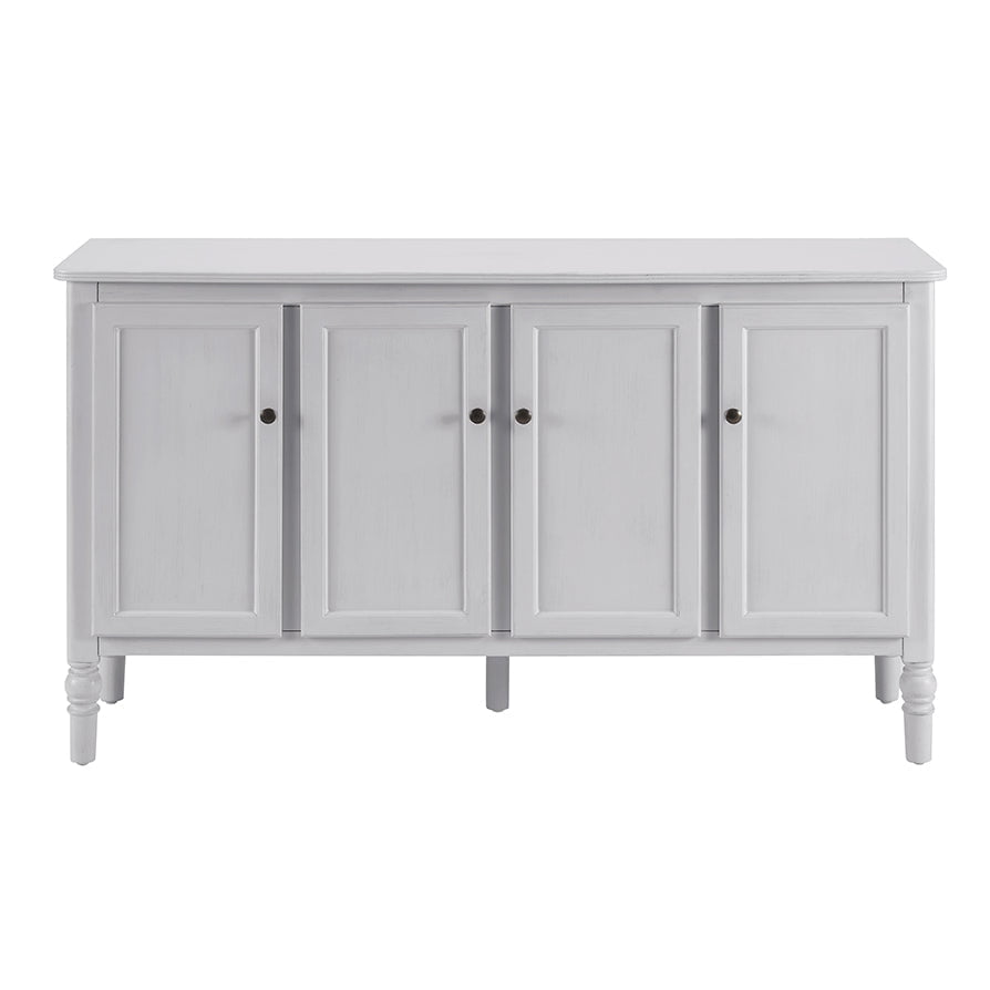 DUS-CC2-02408 Grade-B Dusk Ruby 4 Door Sideboard - Washed Stone RRP £329.00