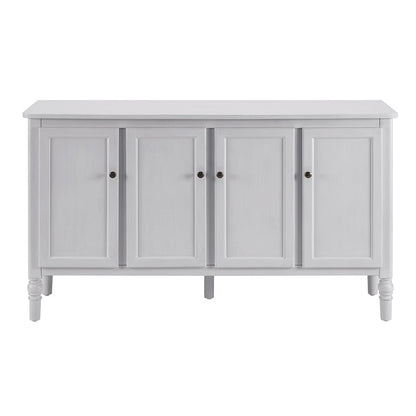 DUS-CC2-02408 Grade-B Dusk Ruby 4 Door Sideboard - Washed Stone RRP £329.00