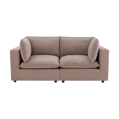DUS-APM-62551 Grade-BER-DOA Dusk Boston 2 Seater Sofa - Sand RRP £812