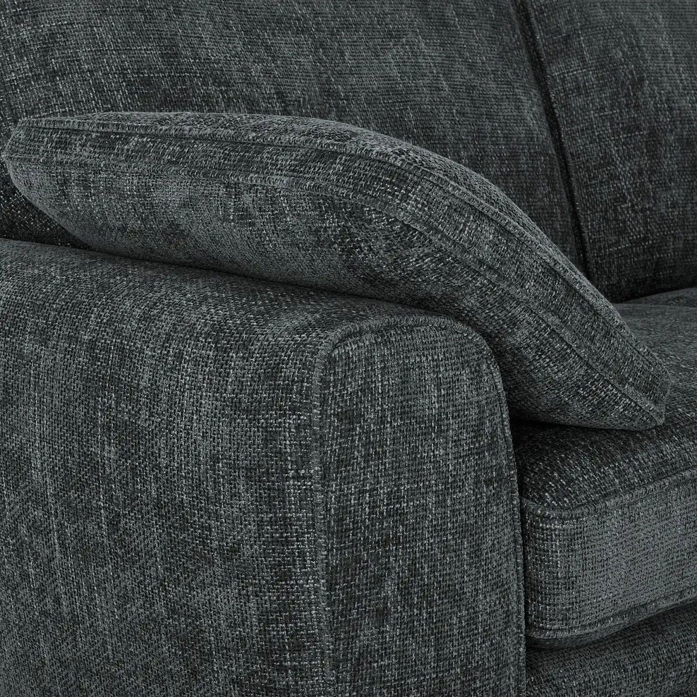 CCG-TRA-00137 Grade-C2 Oak Furnitureland Melbourne 2 Seater Sofa in Enzo Slate Fabric RRP £1079.99