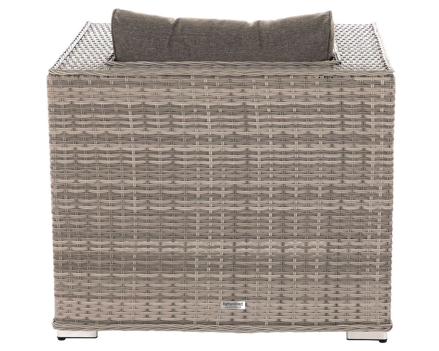 Grade-A Rattan Direct Ascot Grey Outdoor Garden Armchair RRP £229