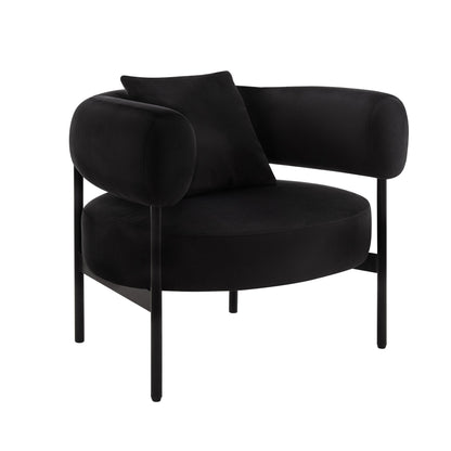 DUS-CC2-04309 Grade-B Dusk Sabrina Accent Chair - Ink RRP £189.00