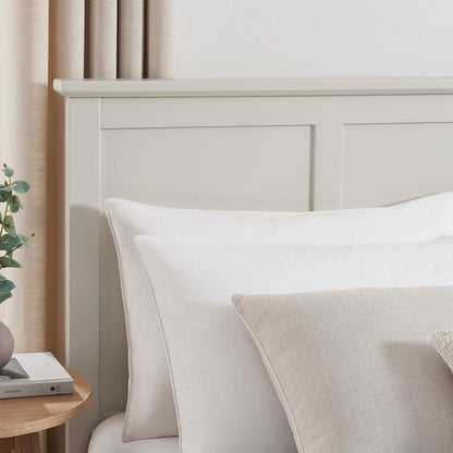 DUS-CC2-04714 Grade-B Dusk Salcombe Wooden Bed Frame King Size in Stone RRP £239.00