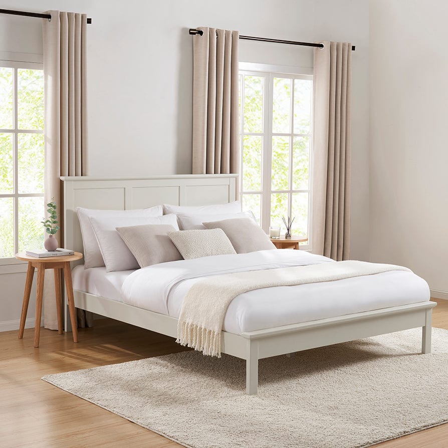 DUS-GOL-03226 Grade-B Dusk Salcombe Bed Frame - Stone RRP £179