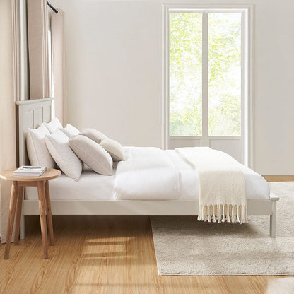 DUS-CC2-04714 Grade-B Dusk Salcombe Wooden Bed Frame King Size in Stone RRP £239.00