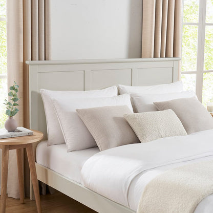 DUS-GOL-06366 Grade-B Dusk Salcombe Wooden Bed Frame King Size in Stone RRP £239