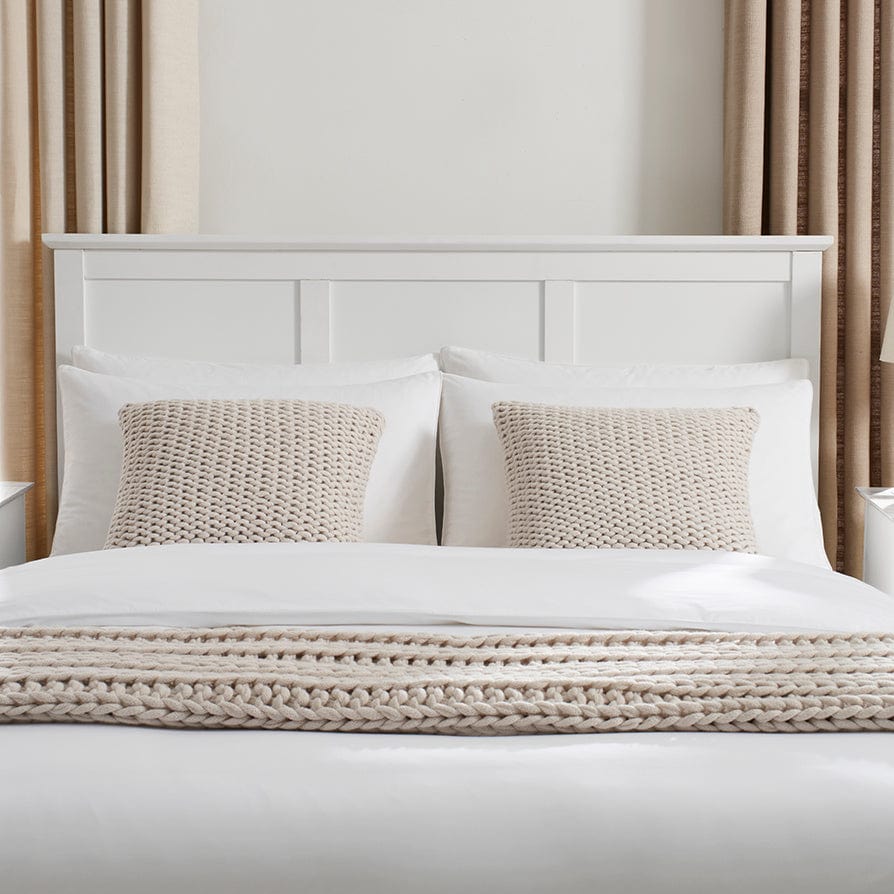 DUS-GOL-03728 Grade-B Dusk Salcombe Bed Frame - White RRP £179