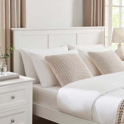 DUS-GOL-03728 Grade-B Dusk Salcombe Bed Frame - White RRP £179