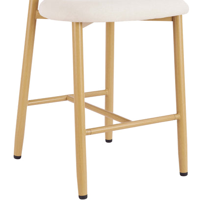 DUS-CC2-04028 Grade-B Dusk Sally Set of 2 Barstools - Cream Linen RRP £169.00